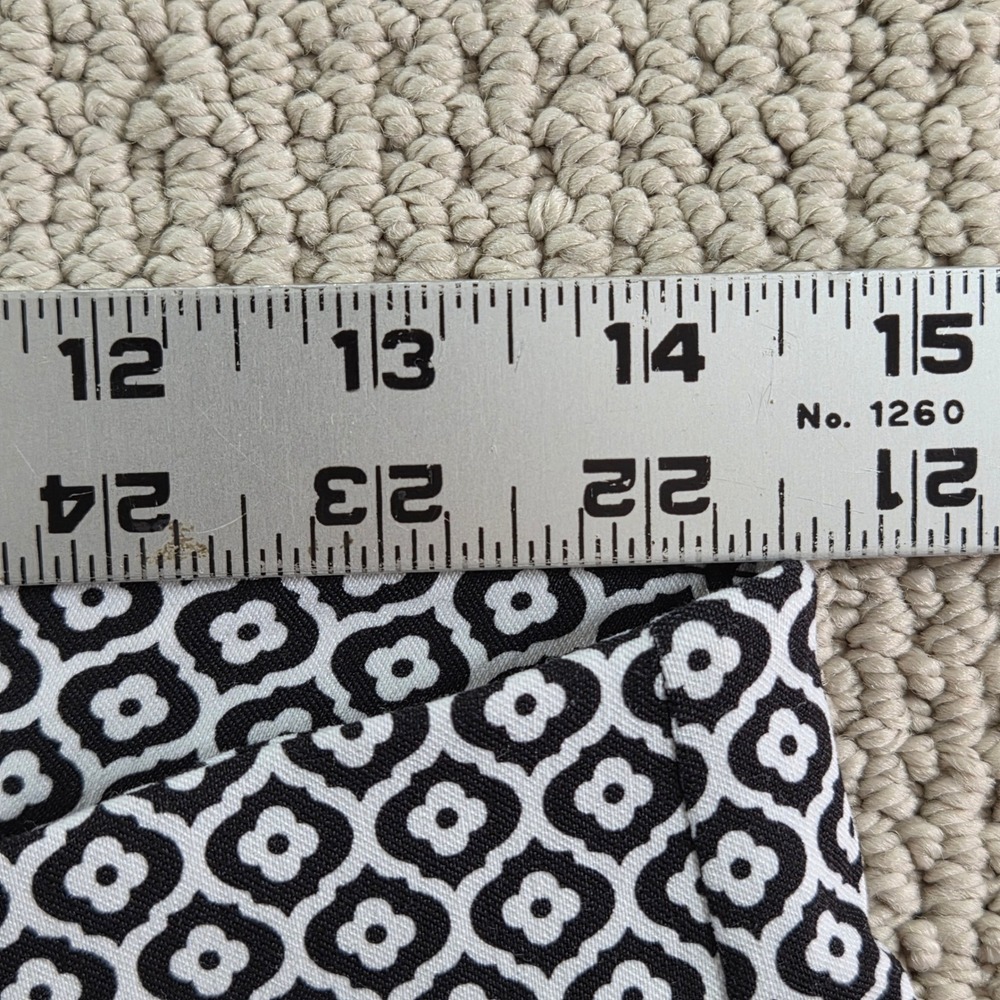 NWT Michael Kors Black White Print Super Skinny Ankle Pull On‎ High-Rise Pants M - Picture 8 of 10